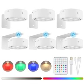 Lightsjoy Wireless Picture Light LED RGB Pack of 6