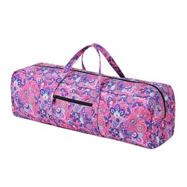 Boulder Bee | Yoga Mat Bag | Large Yoga Mat Carrier with Wet Pocket | Yoga Gifts | Gym Tote Bag for Women (Bright Pink)