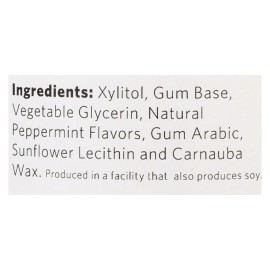 UD_Xylichew Sugar-Free Peppermint Chewing Gum 60 Piece Jar Per Case of 4 with Watermelon Cube Patterns OEM Services Available