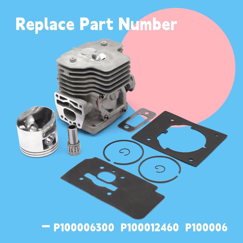 GLOXTED P100006300 Cylinder Piston Kit Replacement for Echo Model PB-8010