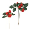 Tokyodo FM005939-zzz Artificial Flowers, Strawberry Picks, Red, Fruit L3-3.5xL27cm, Pack