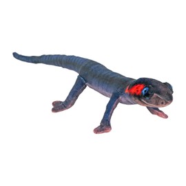 Wild Republic Coilkins Red Cheeked Salamander, Stuffed Animal, 12 Inch, Plush Toy, Fill is Spun Recycled Water Bottles