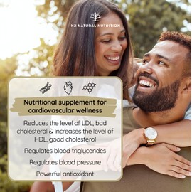 Red Yeast Rice with CoQ10 & Garlic. 120 Capsules. 4 Month's Supply. Highest Concentration of Monacolin K, 2,9mg. Nutritional Supplement for Heart Health. Vegan. Gluten Free. CE. N2 Natural Nutrition.