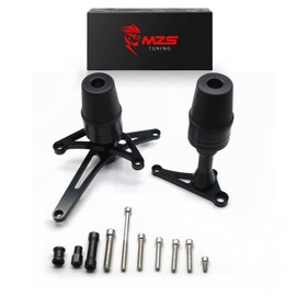 MZS Motorcycle Frame Sliders Compatible with Panigale 959 1199 1299 S R Superleggera 2012-2019, Falling Crash Protector Guards Engine Fairing Protection No Cut Kits Black