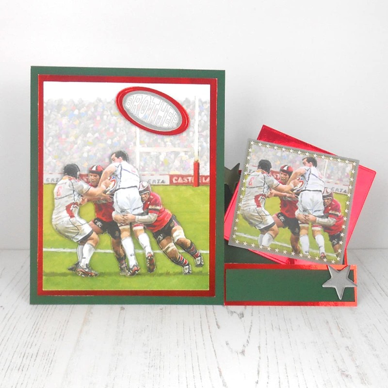 Katy Sue 'Sports' Die-Cut Decoupage for Card Making & Crafts