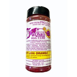 Pro-Cure Wizard Egg Cure, 12 Ounce, Hot Lava Orange