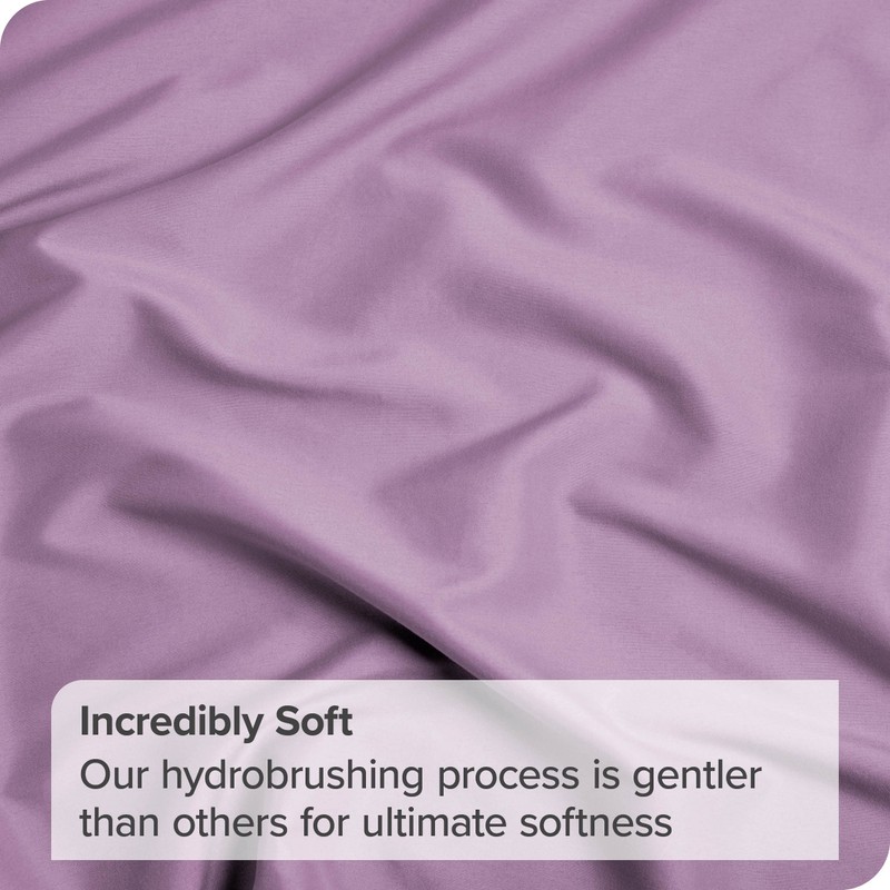 Bare Home Fitted Bottom Sheet Double - Premium 1800 Ultra-Soft