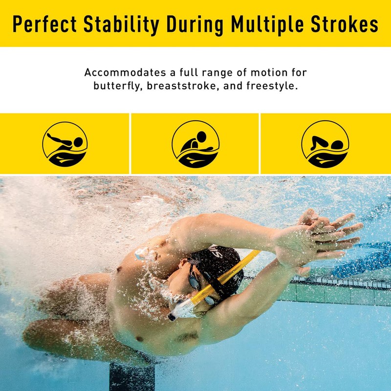 FINIS Original Swimmer’s Snorkel, Center-Mount Design, Adult, Pink