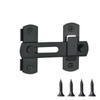 KOVOSCH 180° Degree Flip Sliding Barn Door Lock (180° Barn
