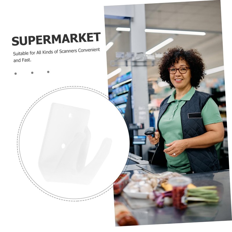 JECOMPRIS Universal Scanner Holder, Barcode Scanner Holder, Barcode Reader Mount,