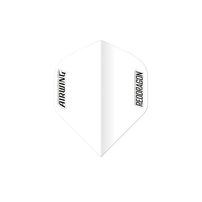 RED DRAGON Airwing Unique Moulded White Standard Dart Flight 1