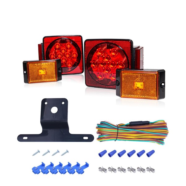 MAXXHAUL 70205 Trailer Light Kit - 12V All LED, Left