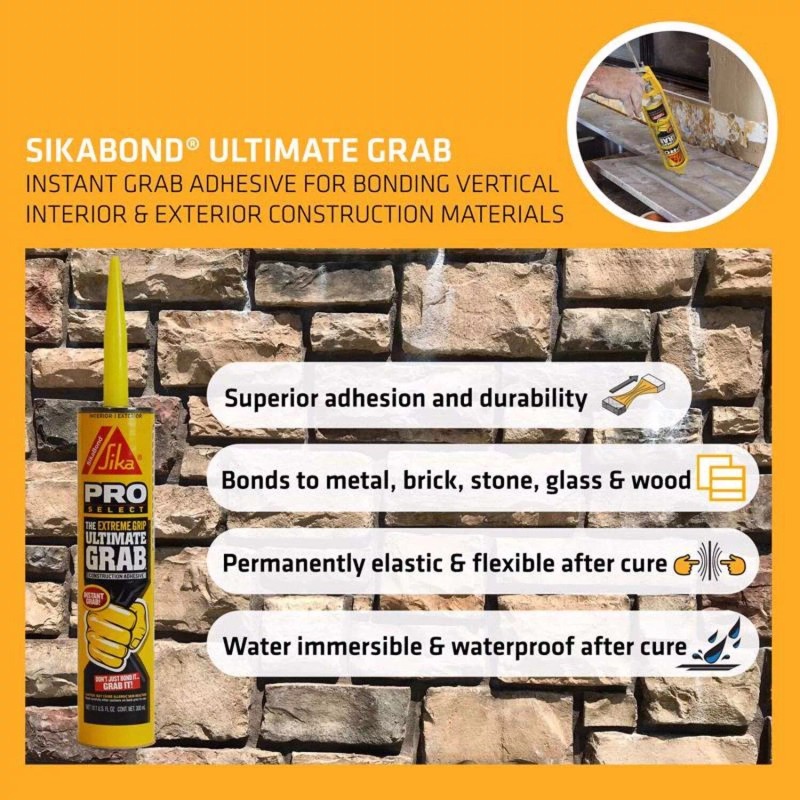 Sika Ultimate Grab Adhesive - 10.1 oz.