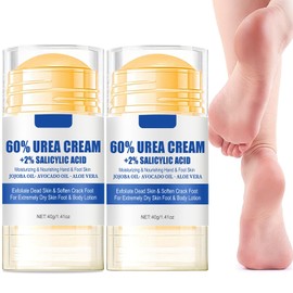 60% Urea Creme Fußpflegecreme, Fusscreme Sehr Trockene füsse,Hydrating and Anti-Cracking Foot Cream,Urea Foot Cream 60% Moisturizing and Anti-Cracking,Schnelle Absorption,Reparaturcreme für Füße Hände