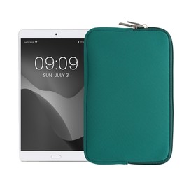 kwmobile Tablet Case Compatible with 8 - 8.4 Inch Tablet - Universal Neoprene Case Cover Case - Protective Sleeve in Petrol
