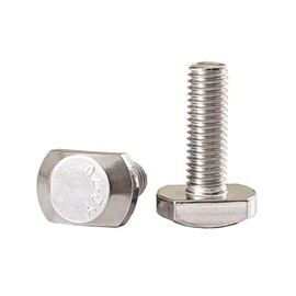SYDARSYN T-Slot Bolts Drop-in Sliding Bolts 304 Stainless Steel Hammer Head T Bolts M8x60mm (3 pcs)