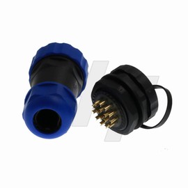 HangTon HE29 Waterproof IP68 Plug Socket 380V 10A Audio Video Connector (16 Pin)