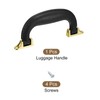 QUARKZMAN Luggage Handles 155 mm/6.1 Inch PU Leather Pull Handle