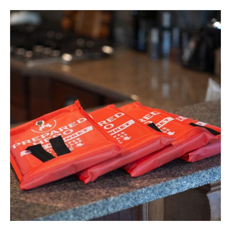 The Prepared Hero Emergency Fire Blanket - Simple and Easy