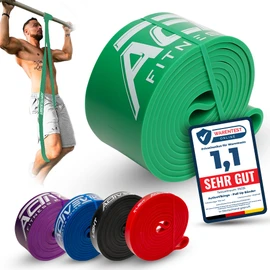 ActiveVikings® Pull-Up Fitness Bands Perfect for Muscle Building and Crossfit Freeletics, Calisthenics Fitness Band, Pull Up Bands, Resistance Bands, green