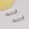 VICASKY 400pcs 2.5cm Brooch Pin Backs Bar Pin Back Clasp
