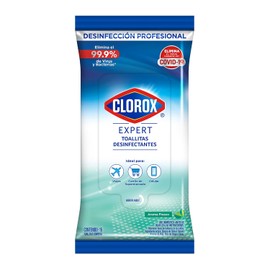 Clorox Toallitas Desinfectantes Expert Aroma Fresco 15 unidades - Sin Cloro
