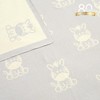 Clair de Lune Reversible Zebra Knitted Baby Blanket, Soft Safari