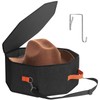 kushon Hat Storage Box for Women & Men, Hardboard Support
