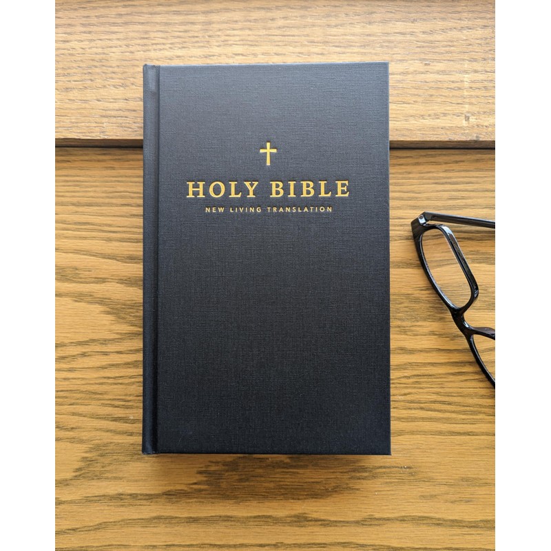 NLT Church Bible (Hardcover, Black)