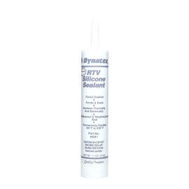 Dynatex 143384 Industrial Grade Silicone Sealant, Aluminum, Marine Caulk, 300ml Cartridge - Bonds, Seals, Protects - Waterproof, Weatherproof, Thermally and Electrically Insulating