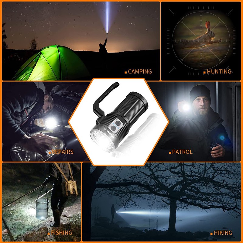 Wurkkos TS32 Super Bright Led Flashlight 13000 Lumens Max, Powerful