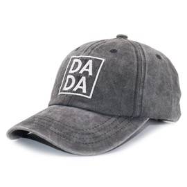 MANMESH HATT New Dad Gifts, Funny Dada Hats for Men, Vintage Washed Distressed Embroidered Daddy Baseball Cap