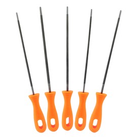 HARSKIYER 3 Pcs Chainsaw Chain Sharpening File Set, Round Sharpener File Rod, Steel Chainsaw Sharpening File Saw File Chain Sharpener Tool with Plastic Handle for Chainsaw (5/32, 3/16, 7/32 Inch)