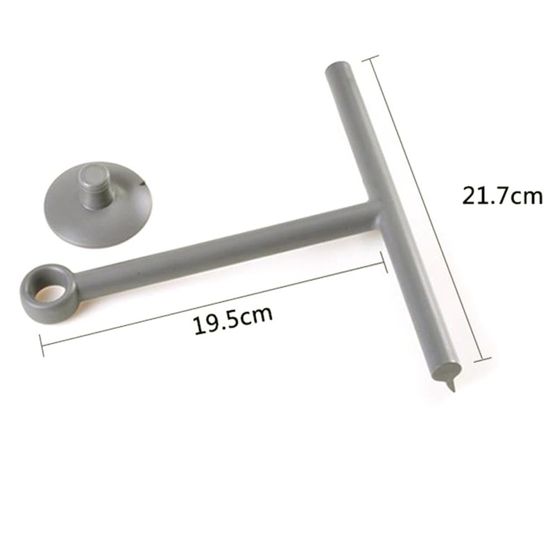 yksiahfi Shower Squeegee Glass Clean Scraper Hanger Floor Window Cleaning