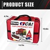C&T 90 Piece Car Emergency Kit,Roadside Emergency & First Aid