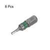 sourcing map 8 x H2 hexagonal screwdriver bit, 2 mm,