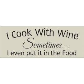 Stencils by Joanie Joanie Stencil Cook Wine Sometimes Food Funny Kitchen Cellar Farmhouse DIY Signs