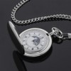 Alwesam Smooth Pocket Watch Moon Phase Calendar Roman Numerals Scale