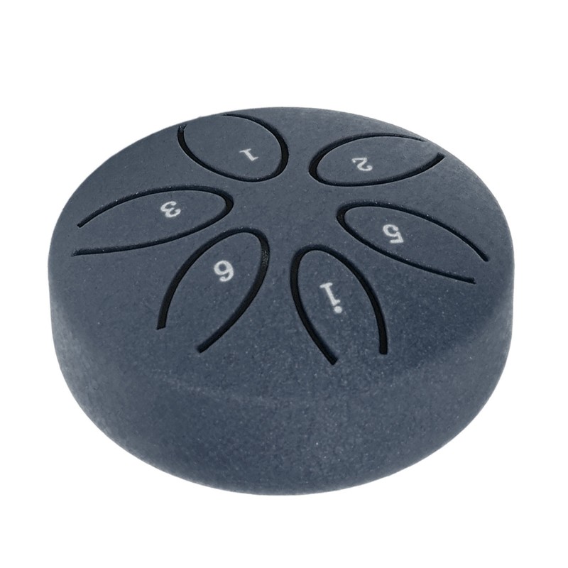 Tongue Drum 3inch 6 Tone Steel with 1pcs Drumstick Mini