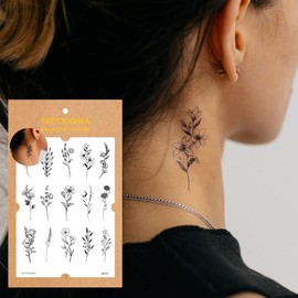 15 twigs (LB-121). Temporary tattoos. Party tattoos. Kids tattoos. Custom design. Tattoo sets. Ukrainian. Realistic. Waterproof