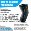 APOYO Elbow Brace for Tendonitis and Tennis Elbow, (Pair) Compression