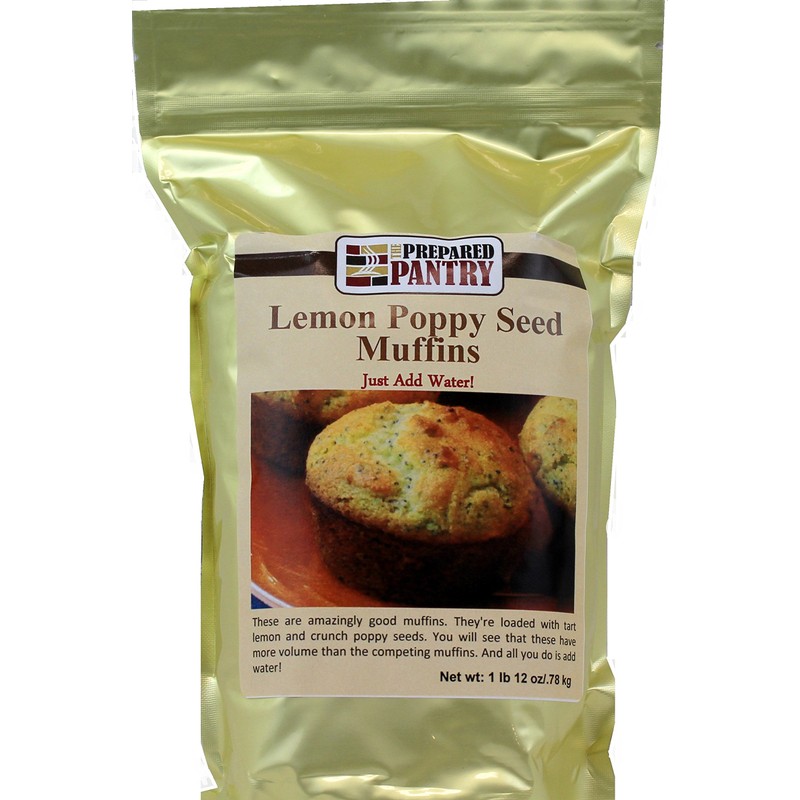 Lemon Poppy Seed Just-Add-Water Muffin Mix