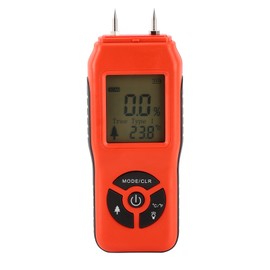 Professional Handheld Digital Wood Moisture Meter Portable LCD Display Wood Humidity TesterRed