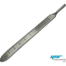 YNR Scalpel Handle No.4 Fits Various Standard Blades - Surgical, Sign, Craft, Card Making Cutter, Podiatry, Dental