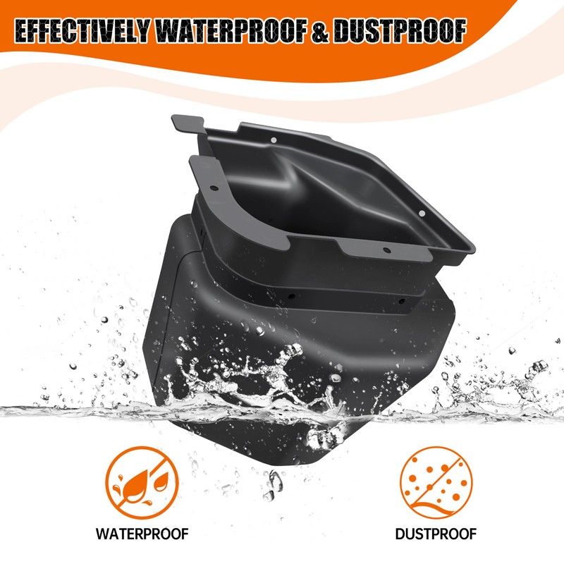 CUSAUTV Underseat Storage Box Compatible with 2017-2023 Honda Pioneer 1000