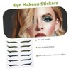 Healvian 12pairs Reusable Eyeliner Stickers for Double Eyelids Eye Makeup
