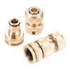 Hicello 4PACK Garden Hose Quick Connector, Quick Disconnect Hose Fittingsn