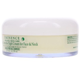 Crema de noche correctiva de edad Eminence Monoi para rostro y cuello (4,2 oz/125 ml)