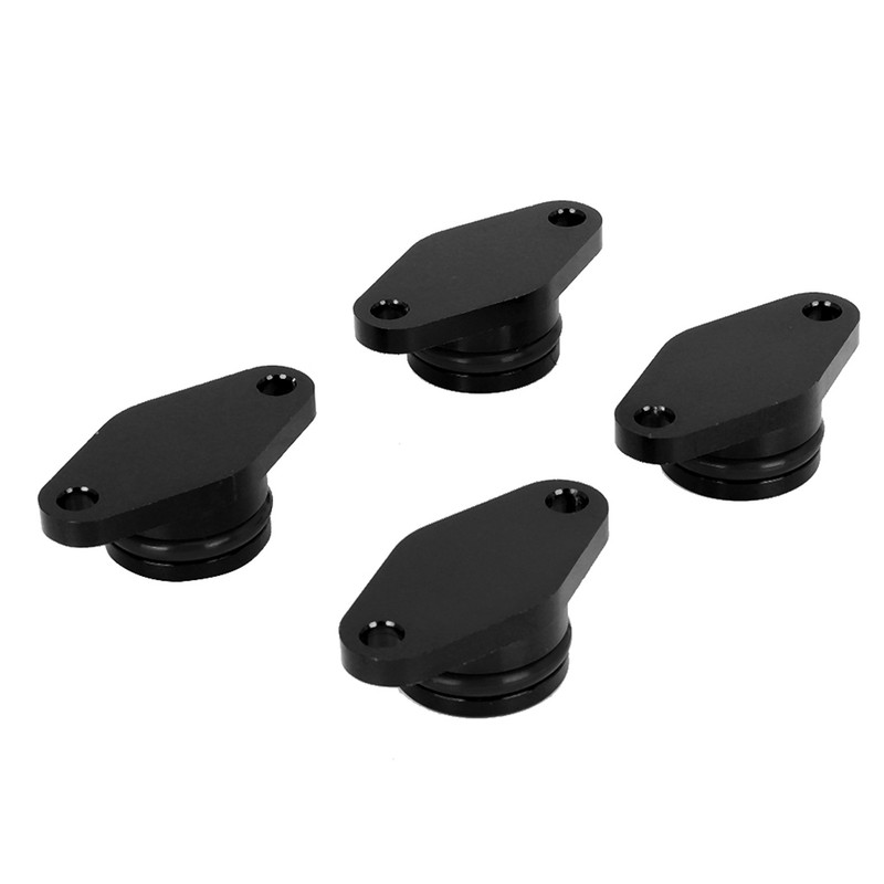 4x22mm Engine Swirl Flaps Delete Blanking Plug with Rubber Gaskets