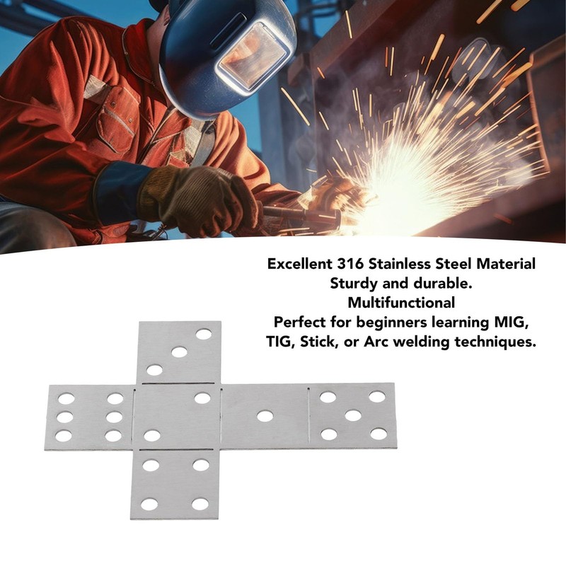 Stainless Steel Welding Practice Tool Cube for Beginner Workshop
